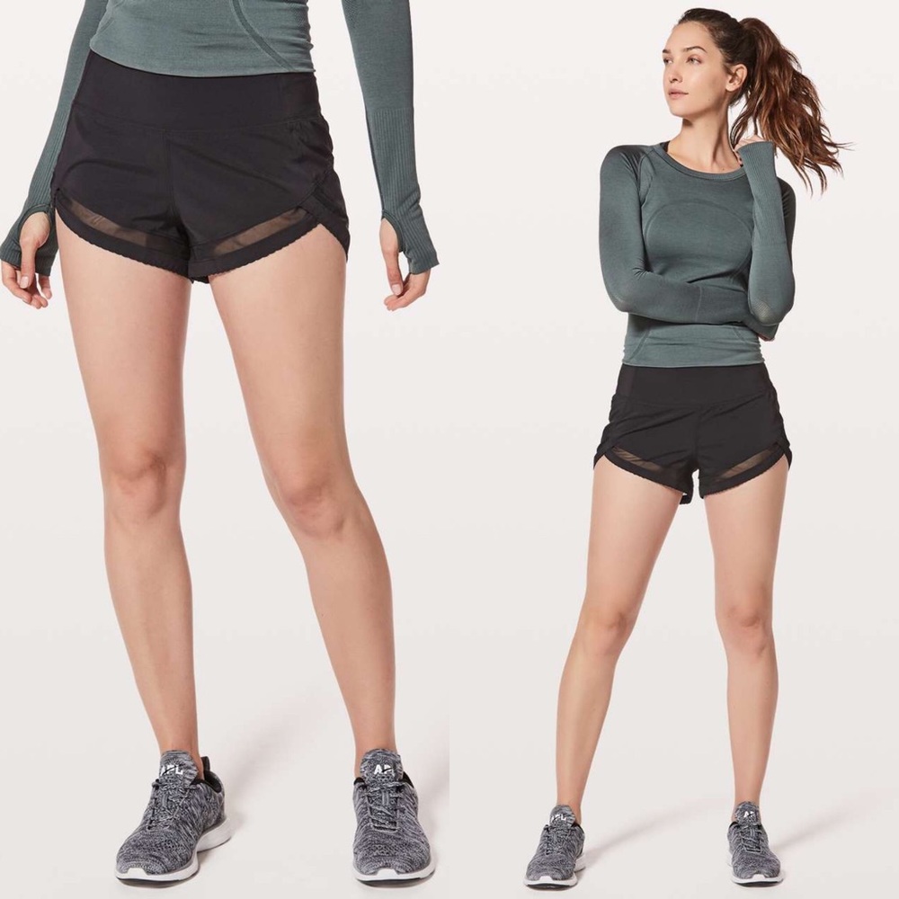 Lululemon Time To Sweat Short 3" Black 2 - Picture 1 of 9